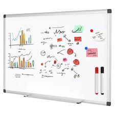 36 X 24 Inches Magnetic Dry Erase Board with Aluminum Frame, Whiteboard