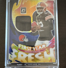 Panini 2025 Donruss Optic Shedeur Sanders Browns Rookie Prizm #FYFBH-SSS