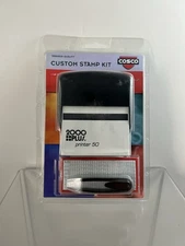 Cosco 2000 Plus Custom Address Stamp Kit 6 Lines 725 Characters Handle Sealed
