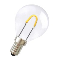 Lhw-Licht Led-Leuchtmittel Curve Tropfen 1W=10W 55Lm E14 Klar 2400K Extra Warm