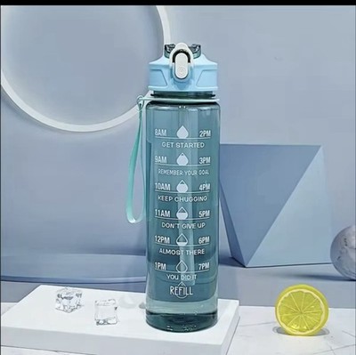800ml/27oz Large Capacity Sports Water Bottle Leak Proof Plastic