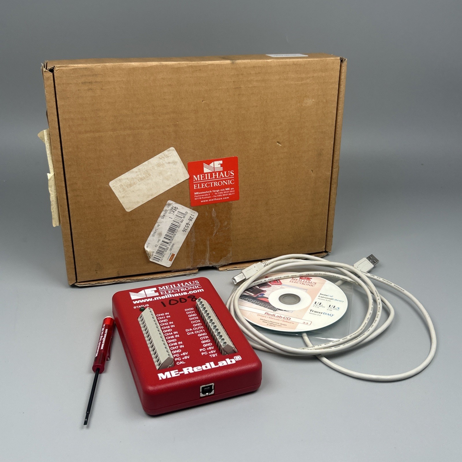 Meilhaus ME-RedLab 1008 USB DAQ Module MiniLab USB-1008 Open Box