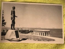 Massasoit, Plymouth, Mass Wampanoag tribe, Pilgrims, On Waters Edge Steamer*C15*
