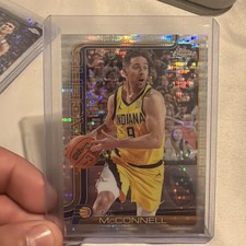 2025-26 Topps Chrome TJ McConnell Pulsar Refractor #11 Indiana Pacers