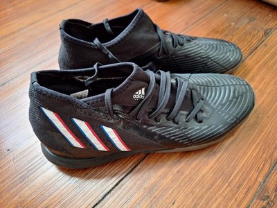 Adidas Predator Edge.3 Indoor Soccer /football (Black/White/Red/Blue) Size 11