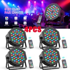 4X108W 36LED PAR Can RGB Lights Stage Lighting DMX DJ Disco Party Club Wash Show