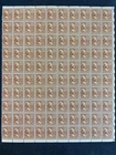 United States Scott 805 MNH 1938 1½¢ Prexie Martha Washington Sheet/Pane of 100