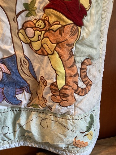 Disney Winnie the Pooh and Friends Baby Quilt Wall Hanging Nursery Decor 42”x34” - Picture 8 of 21