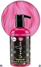 MOEHAIR VOODOO 8 Oz Pink Hair Dye Puppy Love - Vibrant Vegan Semi-Permanent