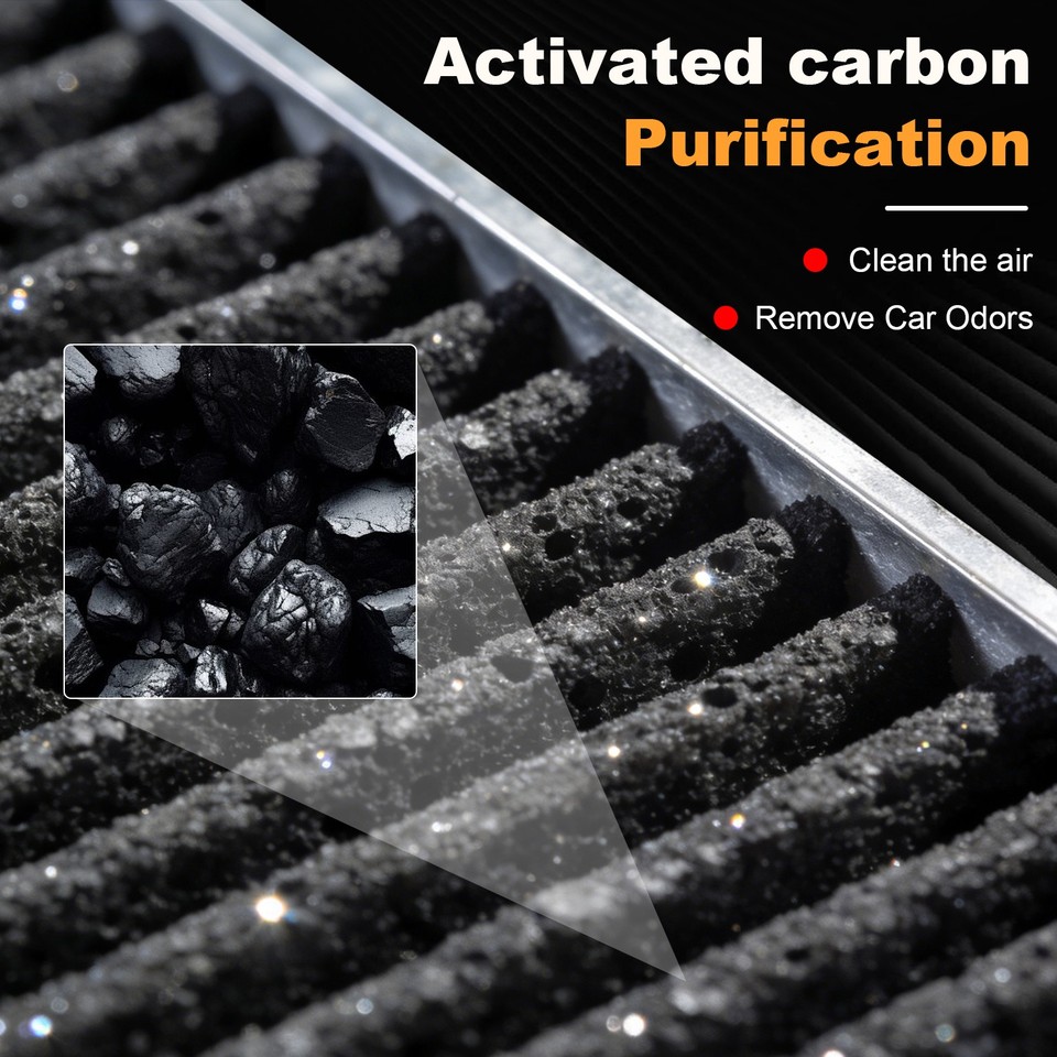 Premium Carbon A/C Cabin Air Filter For Toyota 87139-YZZ08 87139-YZZ20 ...