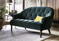 Chesterfield Sofa Couch Polster Stoff Leder Couchen Polster Garnitur 2 Sitzers