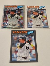 Jazz Chisholm '26 Heritage Lot (3)- Silver Sparkle, Black paper & Base #196- NY
