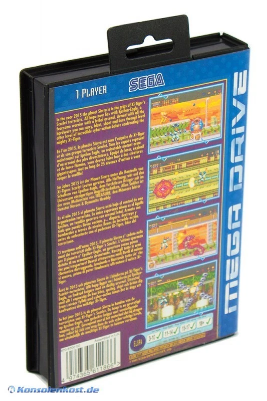 SEGA Mega Drive Spiel - Alien Soldier mit OVP - Bild 2 von 4