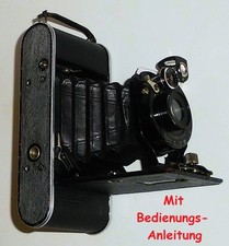 CONTESSA NETTEL z zamknięciem AGC ok. 1920 * Składana kamera bieżnika 6x9 folia rolkowa