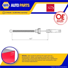 Handbrake Cable Rear Left or Right CAB1683 Apec Hand Brake Parking 1782872 New