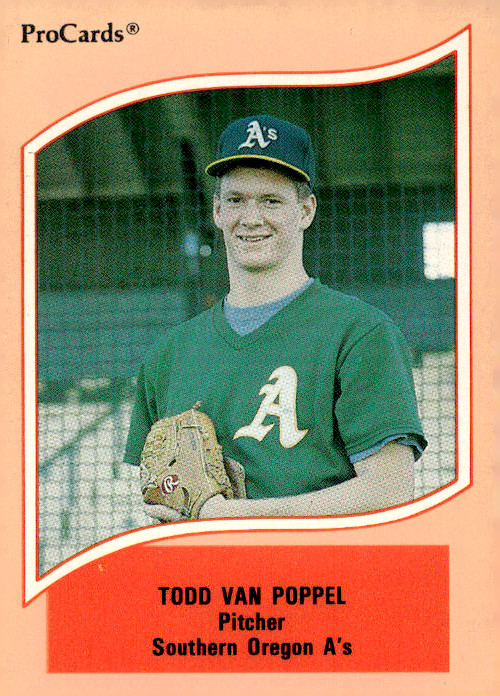 1990 ProCards A and AA TODD VAN POPPEL #160 NM