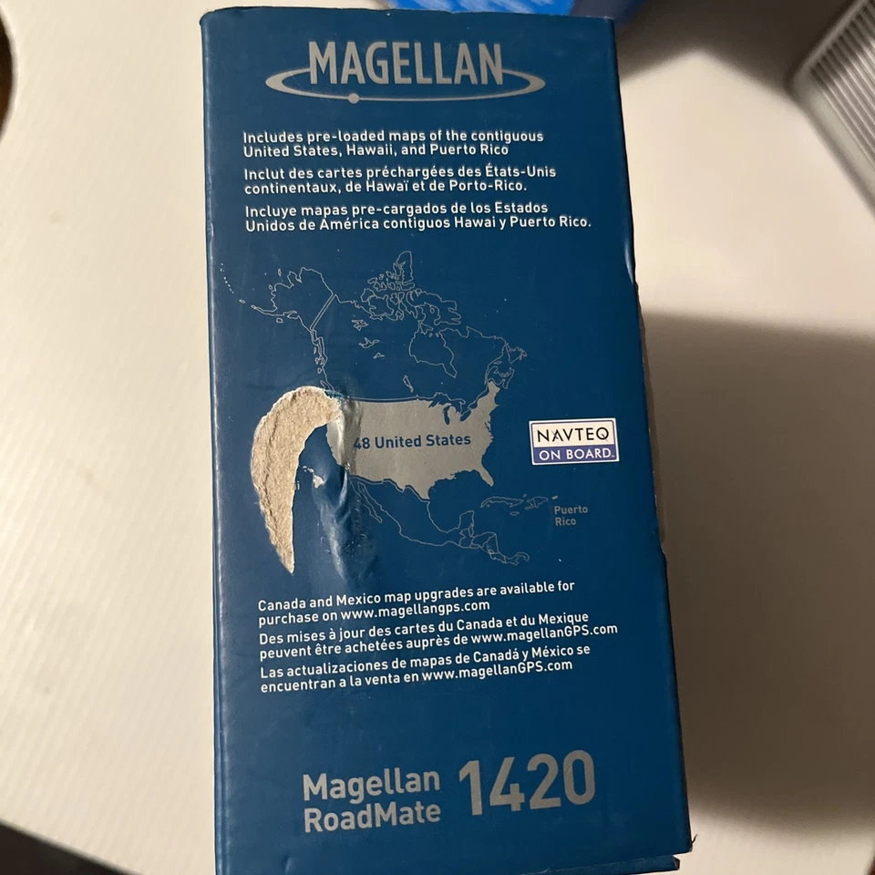 Magellan RoadMate 1420 T Portable GPS Navigator System US Canada TRAFFIC Set - Image 4 of 4