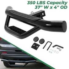 37" x 4" Universal Trailer Tow Hitch Step Rear Bumper Guard Truck 2" Receiver