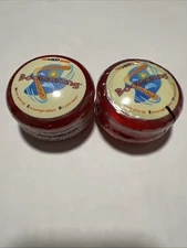 Lot Of 2 The Ned Show Yoyo Boomerang DARK Red Collectible Yo Yo Toy VTG