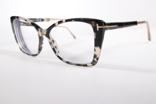 Tom Ford Eyeglasses TF 5893-B Womens Grey/Black Full Rim Plastic Glasses Frames