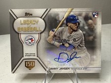 2019 Topps - Legacy of Baseball Auto /150 Danny Jansen #LBA-DJ 150th Anniversary