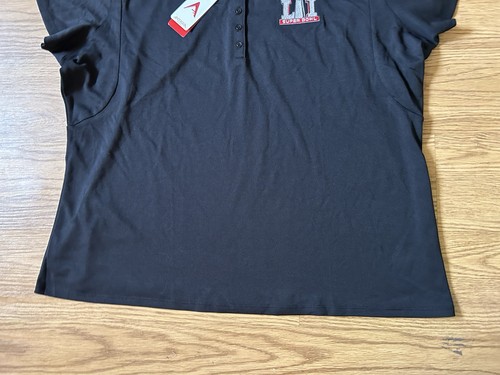 NFL New England Patriots Super Bowl LI Navy Women's Pique Polo By Antigua XXL - Picture 13 of 23