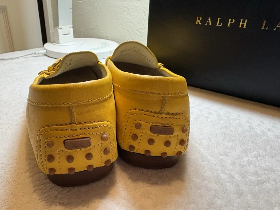 Mocasines italianos de cuero de la colección Ralph Lauren Foto 4 de 4