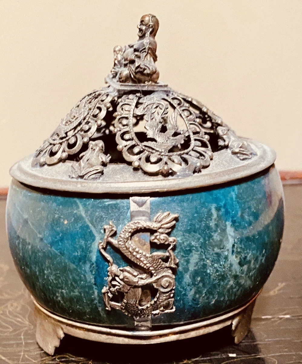 古董原始玉石古董中国香炉| eBay