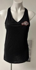 harley davidson Crossed back Tank Top Tags Says L But Fits M See Pics For Measur