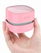 USB Rechargeable Mini Desk Vacuum, Cordless Portable Keyboard Desktop Counter...
