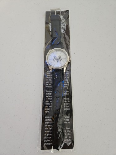 Eiger J433 Men's Silver Tone Analog Wrist Watch With Black Strap New - Unopened