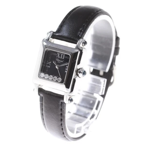 Chopard — Chopard Happy Sport 27/8892-23 23mm SS Black Dial Quartz Watch #C8911