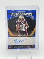 2024 Prizm Draft Picks Rookie Blue /149 BREVYN SPANN-FORD Auto DPA-BSF