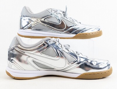 Nike Gato LV8 Chrome Gum Metallic Silver Court Shoes IB3566  display picture 2