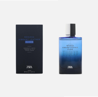 Zara Bogoss Vibrant Leather ELIXIR Parfum Man Fragrance Edp 100 Ml