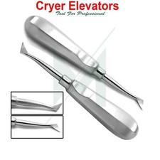 2 Pcs Dental Elevators Cryer RIGHT / LEFT Surgical Instruments German Grade