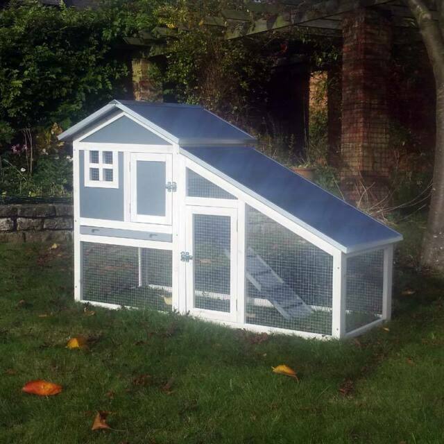 large plastic rabbit hutch