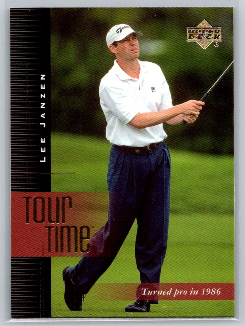 2001 Upper Deck #185 Lee Janzen Tour Time