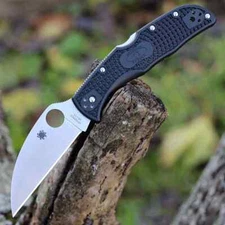 SPYDERCO ENDELA WHARNCLIFFE LIGHTWEIGHT FOLDING KNIFE BLACK FRN VG10 C243FPWCBK