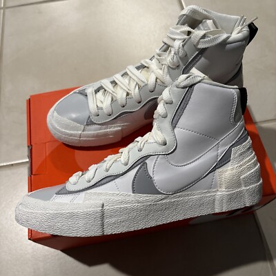 Nike Blazer X Sacai Mid 'GREY WHITE' - BV0072 001 Size 9 Nike Blazer X Sacai Mid 'GREY WHITE' - BV0072 001 Size 9