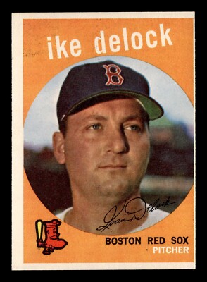 Ike Delock 1959 Topps #437 Boston Red Sox Vg-Ex
