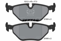 Textar 2193402 Bremsbelagsatz,Scheibenbremse FüR Alpina,Baic ,Bmw,Bmw (Brillanz)