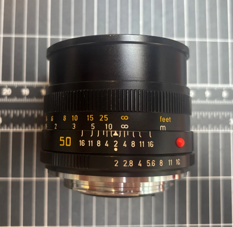Leica R 50MM F2 SUMMICRON-R V2 E55 1980s Lens #311... - Image 2 of 4