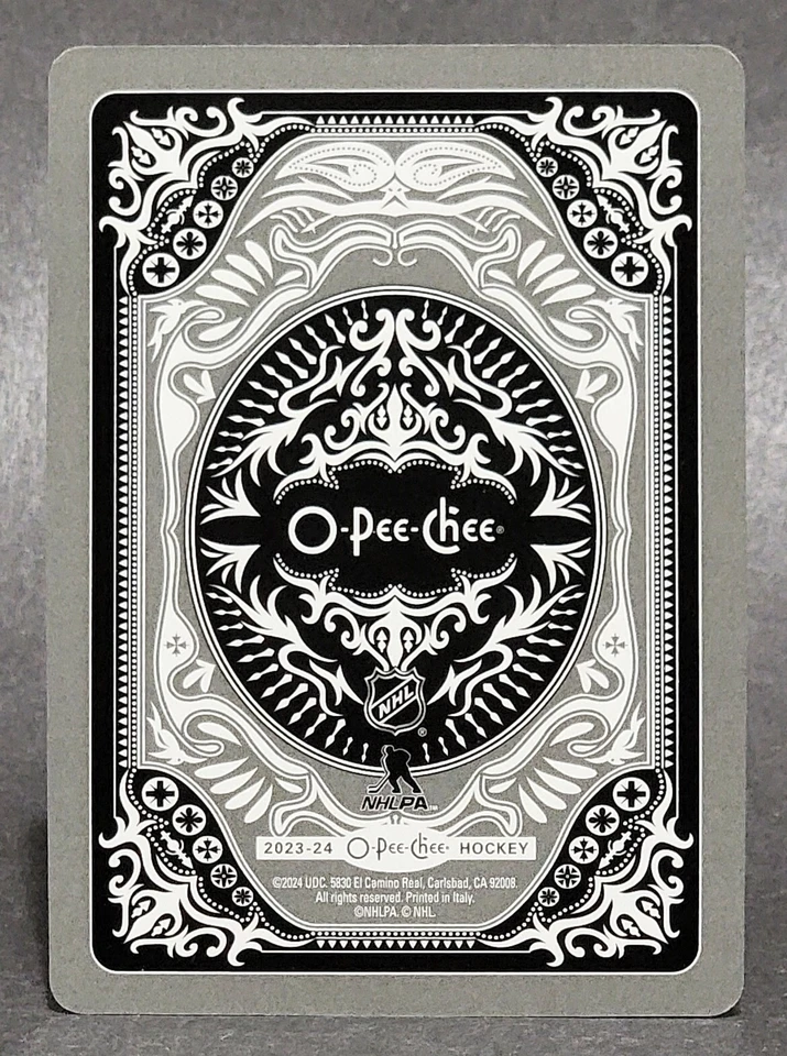 2023-24 O-Pee-Chee Playing Cards #QH Queen Hearts David Pastrnak - Image 2 of 2