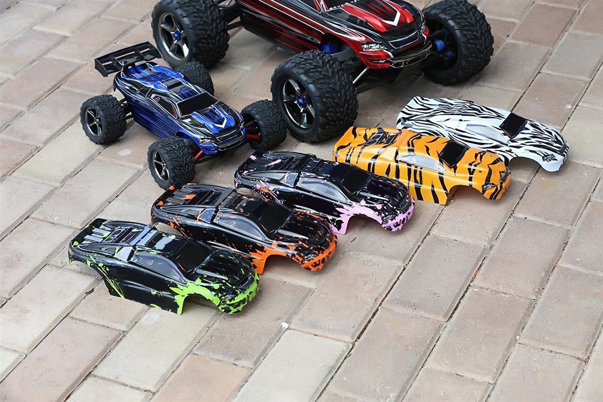 Custom Body Tiger Style for Traxxas 1:16 Slash / e-Revo 1/16