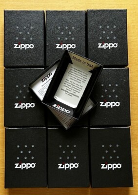 ZiPPO Etui LEER Etuis 10 x ORIGNAL incl. Einleger mit Beschreibung etc.