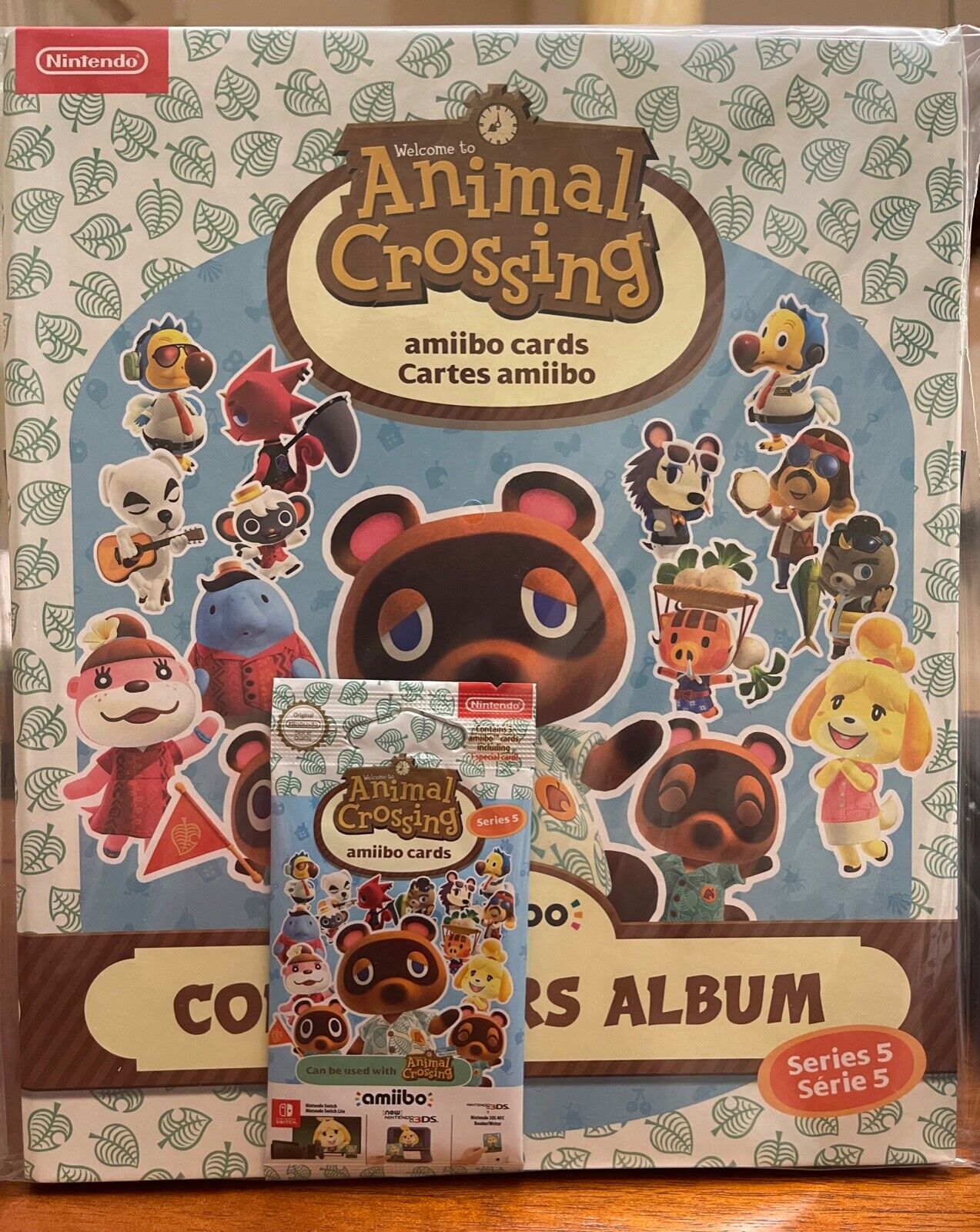 Nintendo Animal Crossing Amiibo Cards Series 5 Collectors Album BRAND NEW SEALED