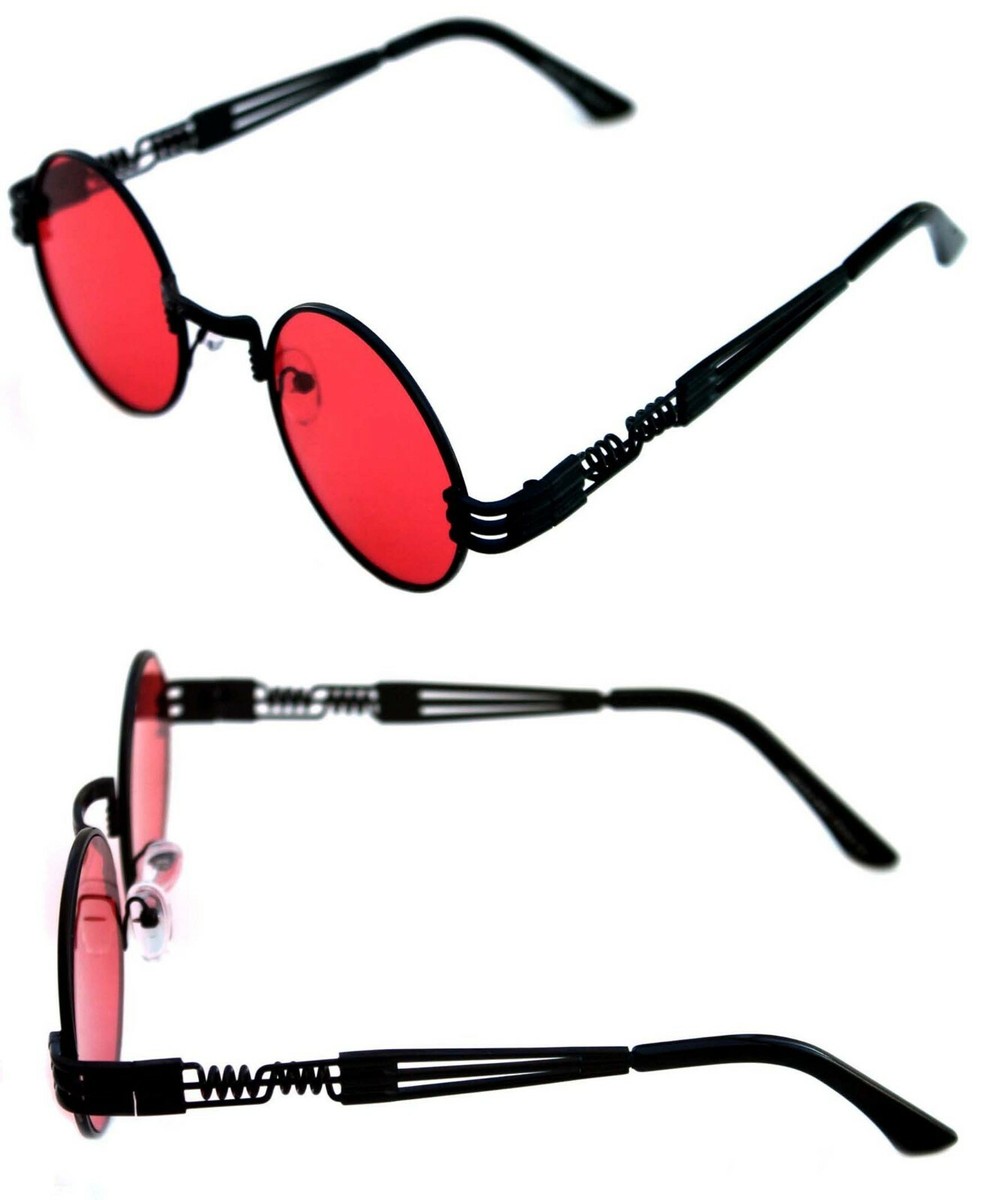 Occhiali Da Sole Retrò Alla Moda Hip Hop Con Montatura - Foto 5