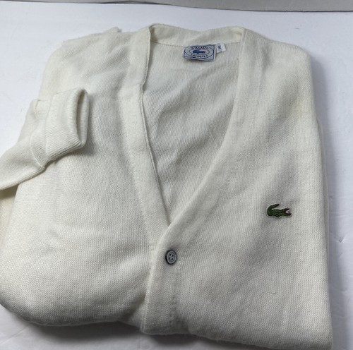Vintage 80s 90s Lacoste Cardigan 