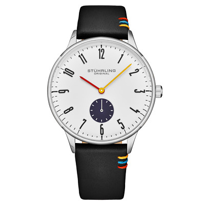 Stuhrling 4026 Men's & Women's Japan Quartz Watch 42mm Multi Color Hands Large N